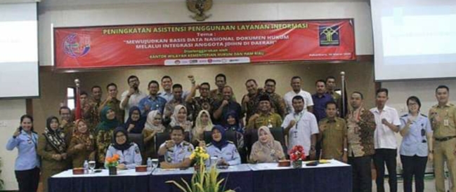 Kanwil Kemenkumham Riau Gelar Asistensi Penggunaan Layanan Informasi