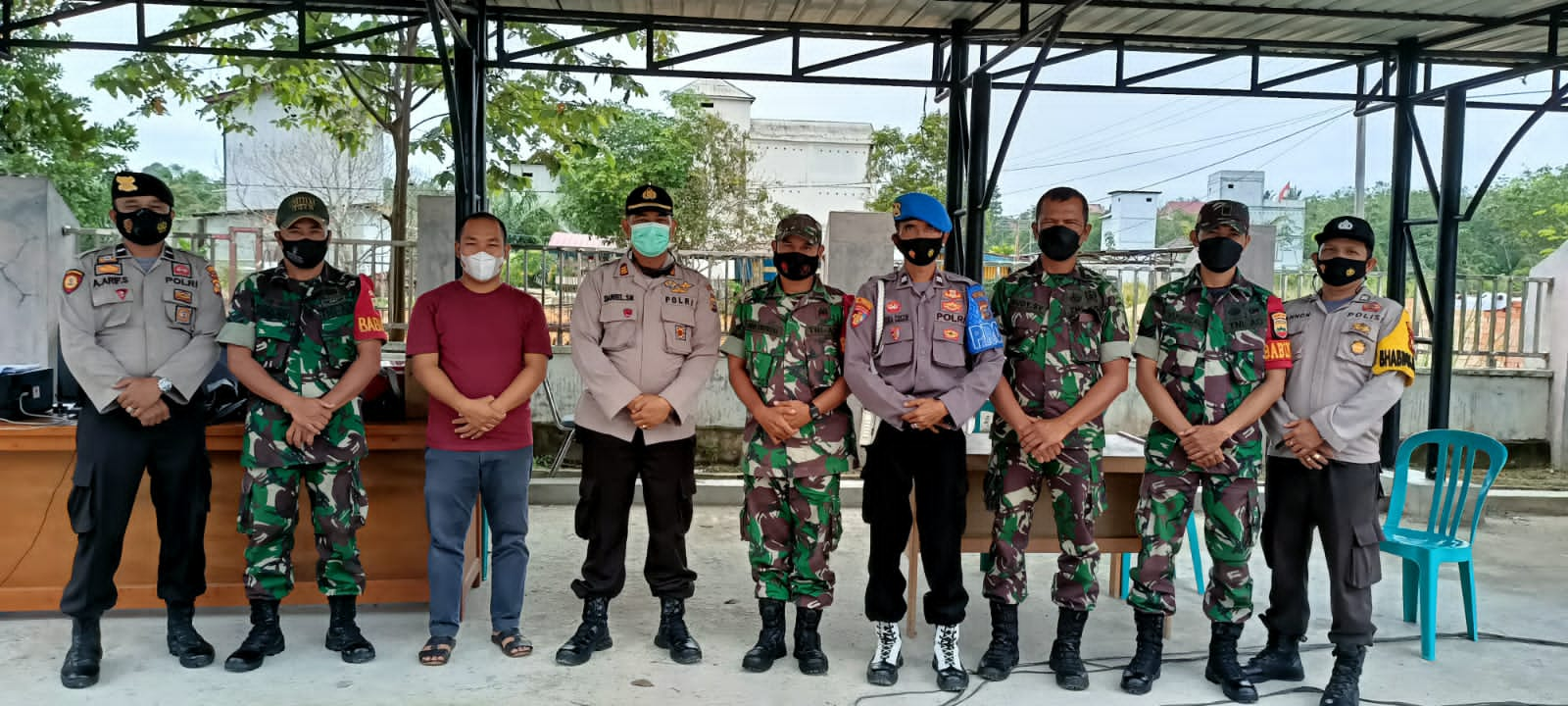 Dalam Rangka Percepatan Vaksinasi, Sinergitas TNI Antara Polri Serta Diskes